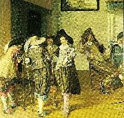 Dirck Hals meeting in an inn, c china oil painting reproduction